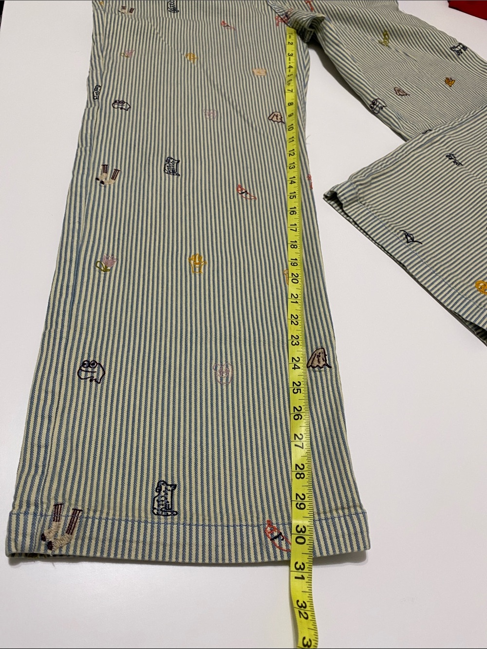 Pilcro Slouchy Pinstripe Chino Pants - Picture 12 of 16
